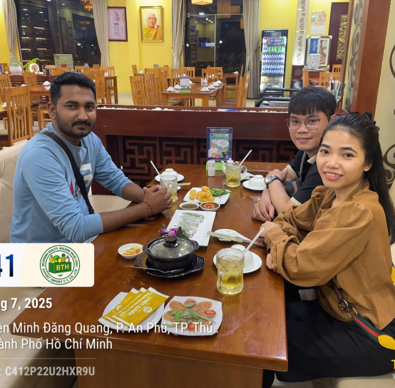 List of customers who came to Vietnam to visit the garden and check the quality of BTH